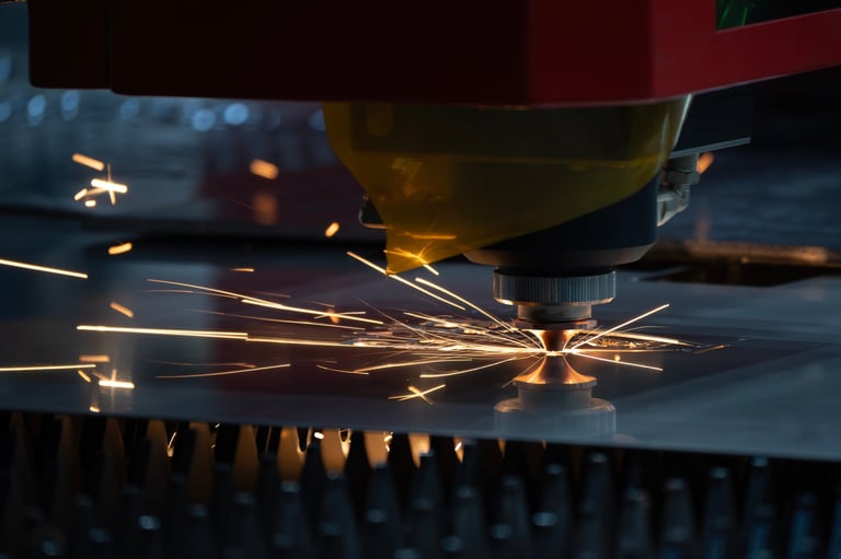 Laser cutting machine precision metal plate cutting